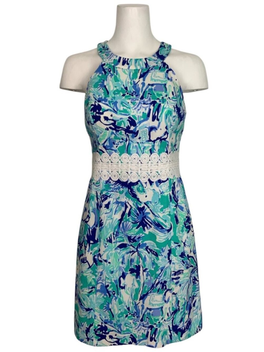 Lilly Pulitzer Ashlyn Shift Dress 2 Elephant Appeal